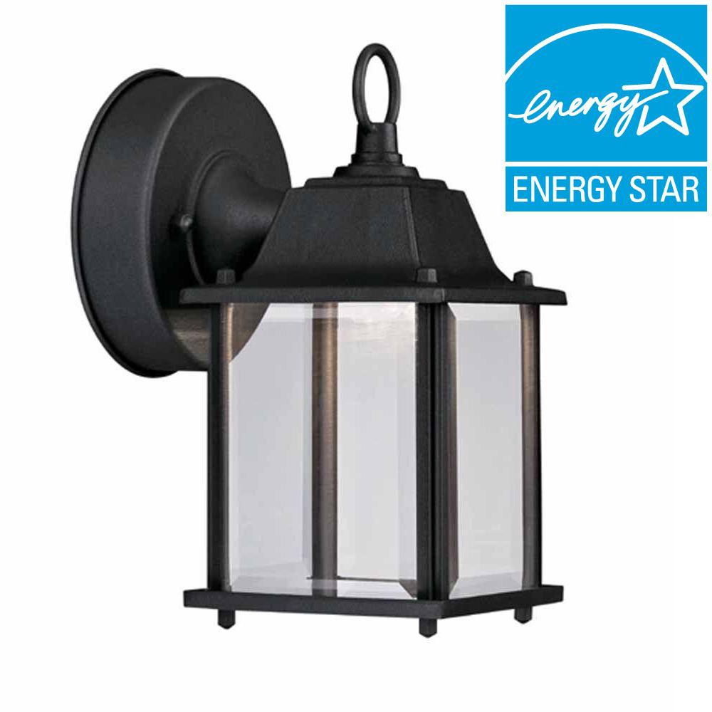 4 Pack Hampton Bay Black Outdoor Led Wall Lantern Hb7002 05 4 Pack Hampton Bay Black Outdoor Led Wall Lantern Hb7002 05