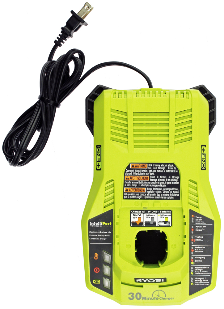 Ryobi 18-Volt ONE+ Dual Chemistry IntelliPort Charger P117 - Store ...